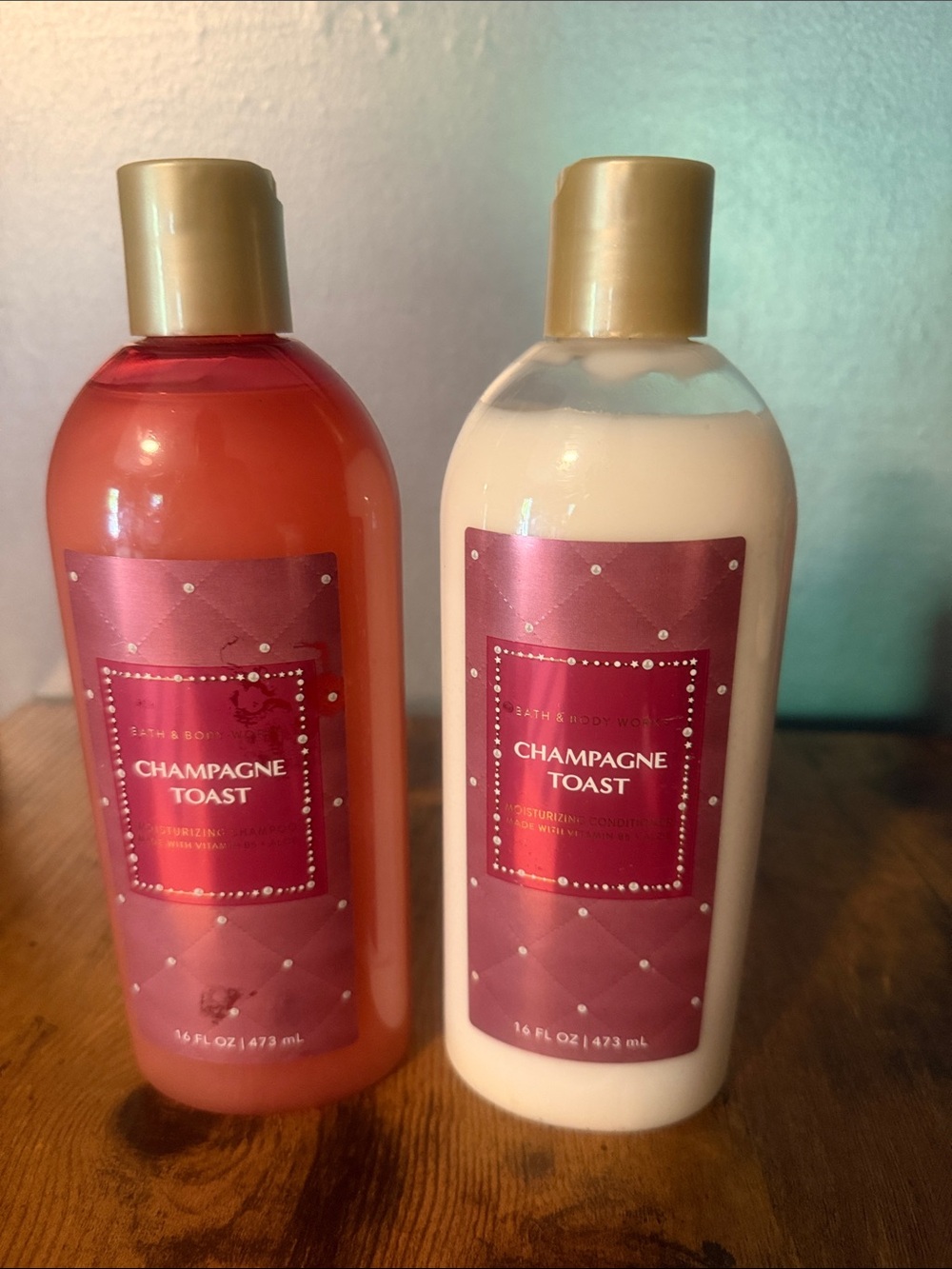 Bath & Body Works Champagne Toast Shampoo & Conditioner-16 fl oz each-New
